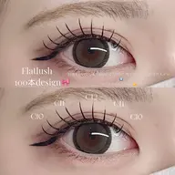 【平日限定❣️】マツエク100本テストモデル様🤍🎀束感コーティング付き💫⚠️オフ、付け足し無し