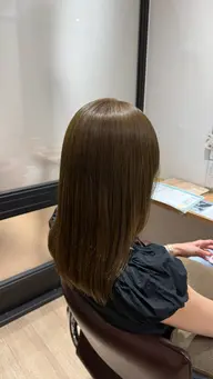 【秋カラー🤎】🌺透明感カラー🌺➕クイックトリートメント🫧