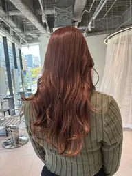 韓国ハイレイヤーカット+プレミアム𝒜𝒹𝒹𝒾𝒸𝓉𝒽𝓎カラー