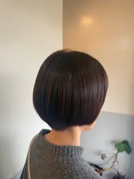 【ショート〜ボブのお客様限定メニュー】ワンカラー➕シャンプーブロー🫧ブリーチなしカラー/透明感カラー/艶カラー✨