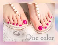 🌷footネイル【フット ワンカラー】