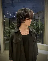 【営業後限定】カット＋メンズパーマ🌀／清潔感と動きのあるナチュラルスタイル
