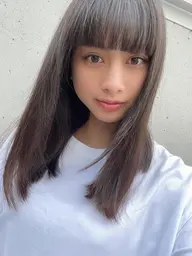 《リピーター様》【前髪で第一印象チェンジ】前髪カット+カラー+髪質改善1step Tr