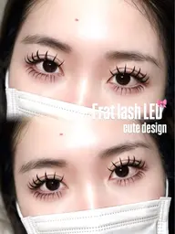 💘 フラットラッシュ80本 LED変更➕¥1100