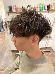 ✨men's cut + perm✨