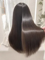 【次世代型ナチュラル縮毛矯正うる艶ストレート】☔️🫧2step外部ケアトリートメント付き✨