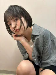 【前髪縮毛】顔まわりカット+前髪縮毛