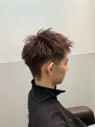メンズカット+カラー+2STEPトリートメント6000円