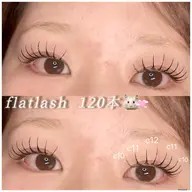 LEDマツエク（フラットラッシュ100本まで）🎀（オフ込み）アイシャンプー&コーティング付き🫧