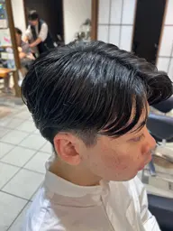 メンズカットにヘッドスパがつくお得なメニューです！