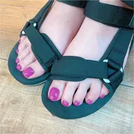 フットネイル、ワンカラー、ラメ👣オフ込み!