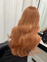 🧡カラー+ナノエクステ60枚モデル🧡