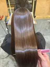 💎艶サラ髪💎【うる艶縮毛矯正】➕【最新トリートメント】➕【超音波ナノスチーム】
