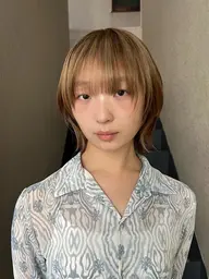 ✴︎白髪ぼかしハイライト+カラー+カット✴︎