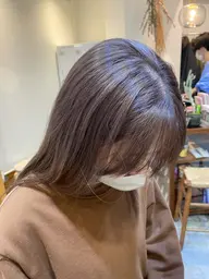 透明感カラー＋トリートメント¥6,000
