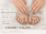 [激安SET★ハンド＆フット]フットバス付き★持ち込みデザイン
