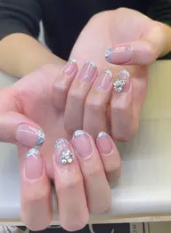 ※初回オフ込み※ガラスフレンチネイルor変形フレンチ