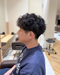 メンズカット+パーマ