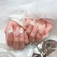 ハンド💎チップ長さだし10本+10本持ち込みデザイン（オフなし）
