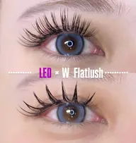 🌈期間限定！🌈💘LED⚡︎Wフラットラッシュ(100束)コーティング仕上げ付き🧡ᩚ💛ᩚ