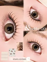 【＆helthy / アンドヘルシー】マツエク80本～100本＋まつ毛パーマ💟同日施術が可能に .ᐟ🙆🏼‍♀️⭐️