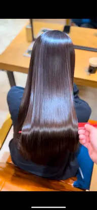 💗【人気No.3メニュー】💗うる艶カラー+Aujua1ステップトリートメント