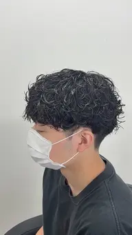 🌟1日1名様限定🌟【人気No.1】メンズカット+波巻き/ツイスパ対応パーマ15000円 → 9450円