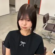 【🍒メンテナンスに♪🍒】デザインカット➕リタッチカラー➕ぷるんとご褒美トリートメント¥8800