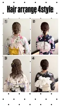 【4styleから選べる♪ヘアアレンジ💐 🤍 】