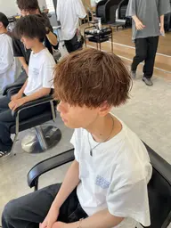 【2回目以降の方はこちら💫】💈就活などで暗くしたい方も大歓迎💈カラー+トリートメント(白髪染めも可)