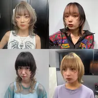 【💙当日限定💙】【期間限定】カット＋カラー＋プチトリートメント【ウルフ、ボブ、ショート】