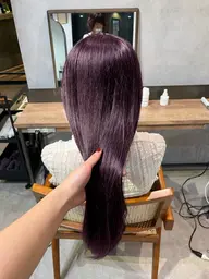 ワンカラー+髪質改善水素トリートメント🫧 パサつきを抑え水分たっぷりの髪の毛に✨ヘッドマッサージ付き💆♀️♡♡