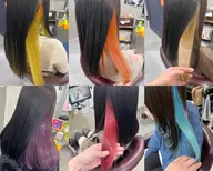 【ケアブリーチ✨💫インナーカラー】🐹インナーカラーをケアブリーチでダメージを最小限に🍀3stトリートメント込み🌱