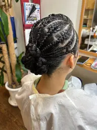 社交ダンス(競技会)用ヘアセット