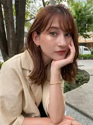🎨透明感全体カラー🎨+💎耳ツボジュエリー両耳計6粒💎