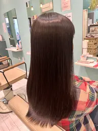 ロングカット+縮毛矯正