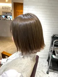 透明感🕊ブリーチなしWカラー +  艶トリートメント🕊