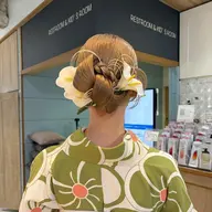 平日15時以降限定💐ヘアセットモデル💐シャンプー&1stepトリートメント付き【胸下長さの方限定】