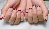 (オフ有り)パラジェル ハンド フレンチネイル