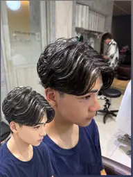 【🔥今キてる!トレンド毛流れパーマ🔥】メンズカット+フェザーパーマ✂️ メンズカット/メンズパーマ/フェザーパーマ