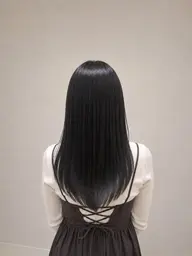 【✨️就活応援✨️】ロング料金なし!!《🎀 黒染めを使わない暗髪カラー+TR 🎀》