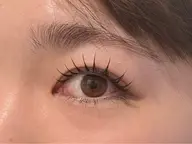 マスカラいらず❣️ブラックティントパーマ🌸