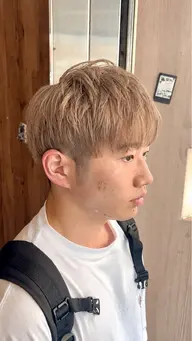 【✂メンズ限定✂】メンズカット×ブリーチダブルカラー×眉カット