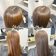 【9月限定！】カラー＋トリートメント＋ヘッドスパ💆‍♀️ブリーチ❌