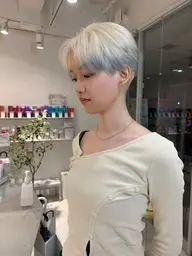 ✔︎︎︎︎〘 ハイトーン〙トリプルカラー＋ケアブリーチ 🌸ブリーチ2回とオンカラーとなります。