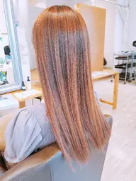 髪質改善🍑柔らか酸性縮毛矯正+カット+酸熱トリートメント