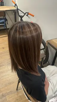 白髪ぼかしハイライト👩🦳✨
