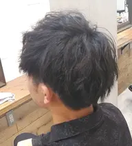 【ツイスト◎ツイスパ◎フェザー】メンズケアパーマ+トリートメント