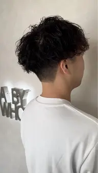 Men's◇カット＋パーマ＋炭酸ヘッドスパ