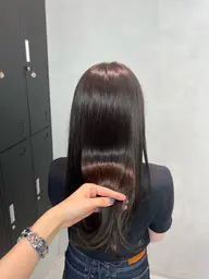 【時短で艶髪】カット+髪質改善ケアカラー